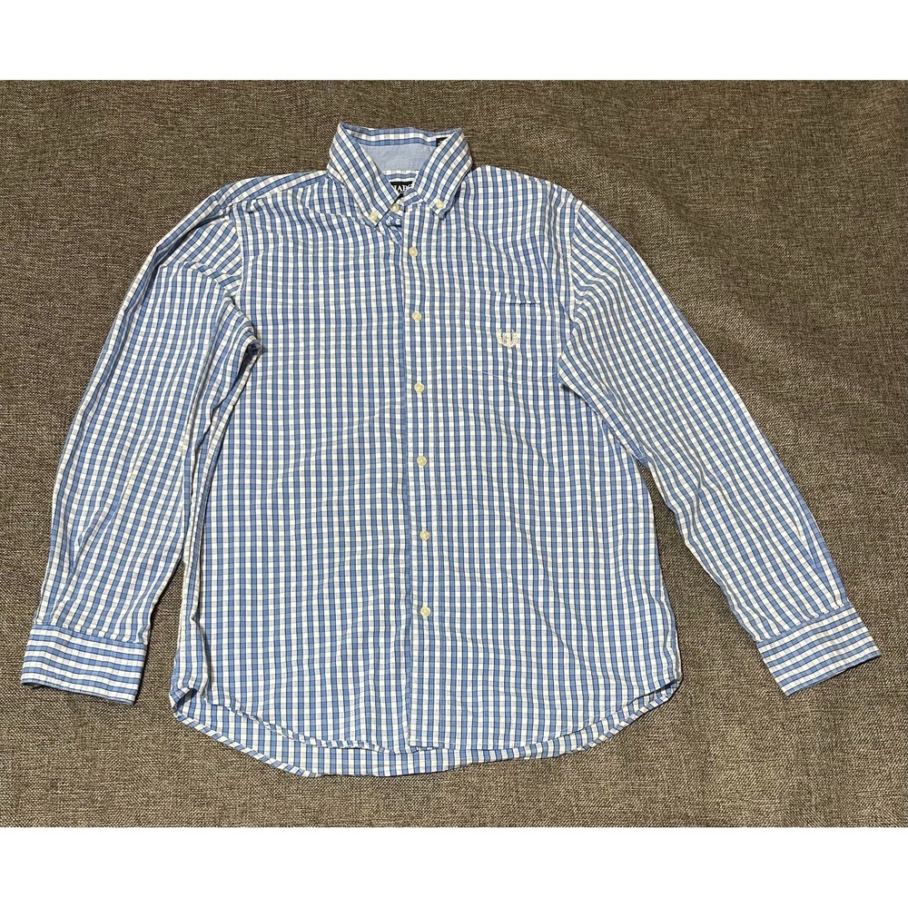 Chaps Men's M Plaid Long Sleeve Shirt‎